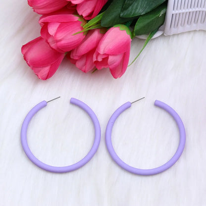 Funny Acrylic Circular Earrings