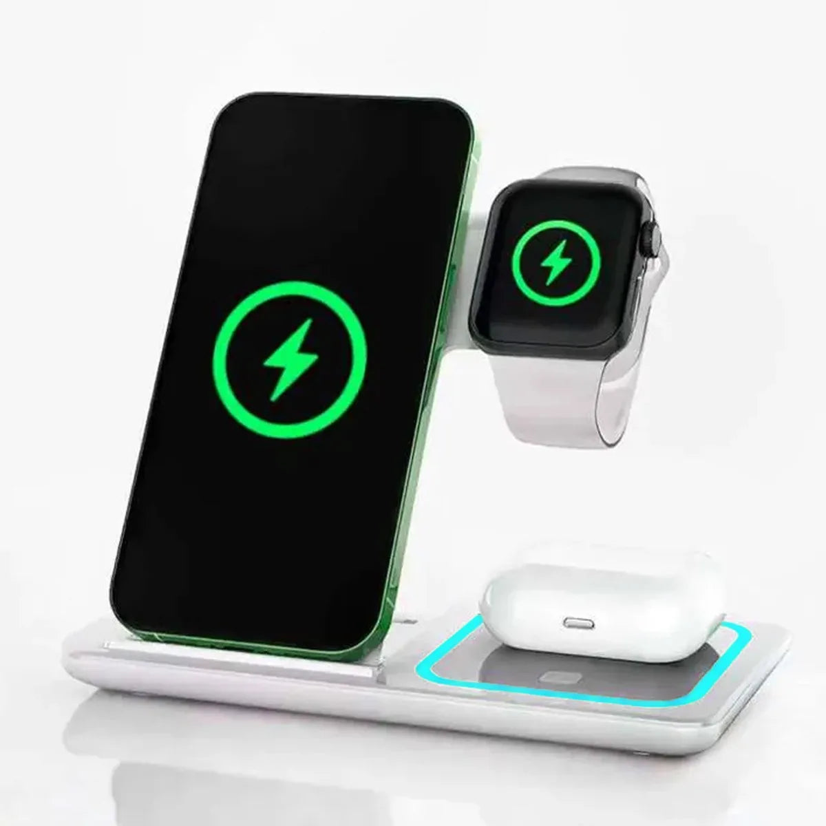 3 in 1 Wireless Travel Charger Stand For iPhone