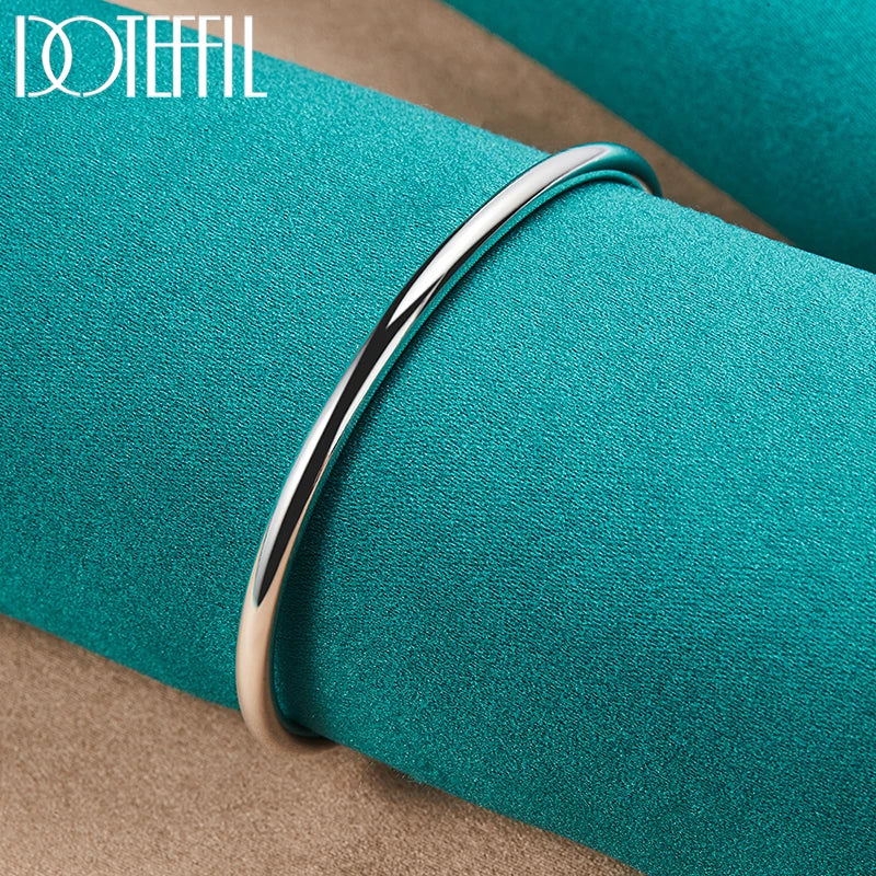 DANA 925 Sterling Silver Smooth  Bracelet