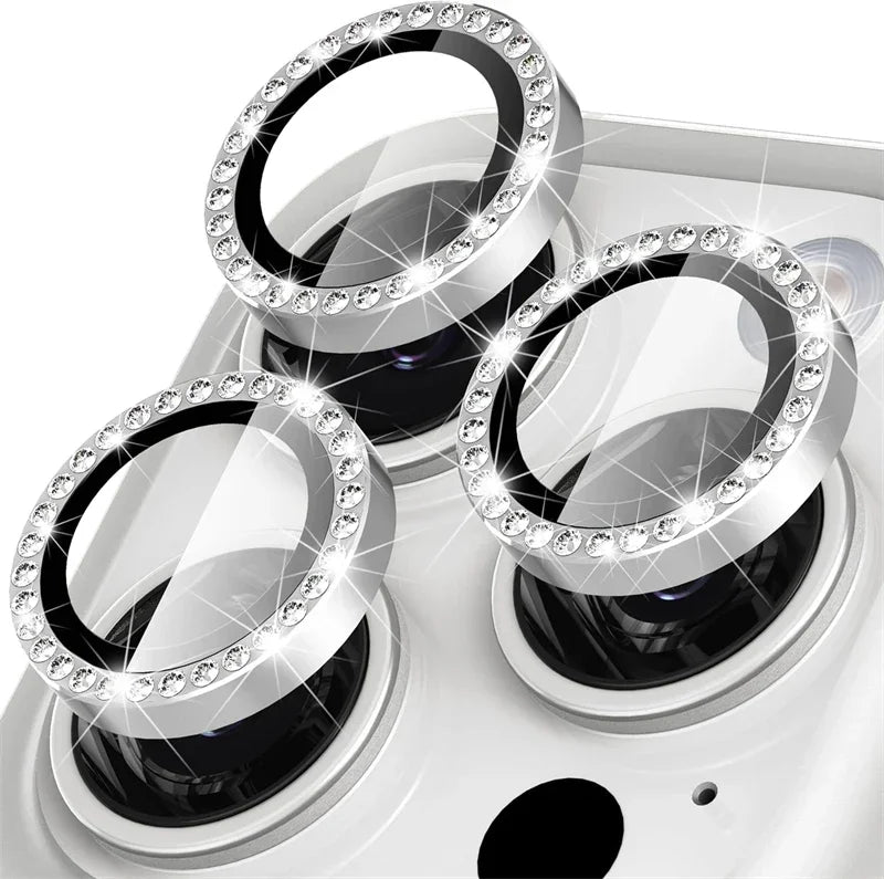 Glitter Diamond Rhinestone Camera Lens Protector for iPhone