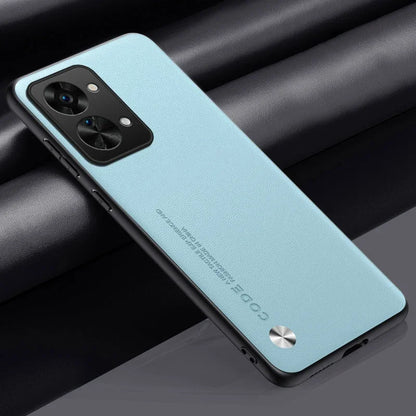 Matte Silicone Phone Case For OnePlus Nord 2T 5G Nord2T Luxury PU Leather Protection Case