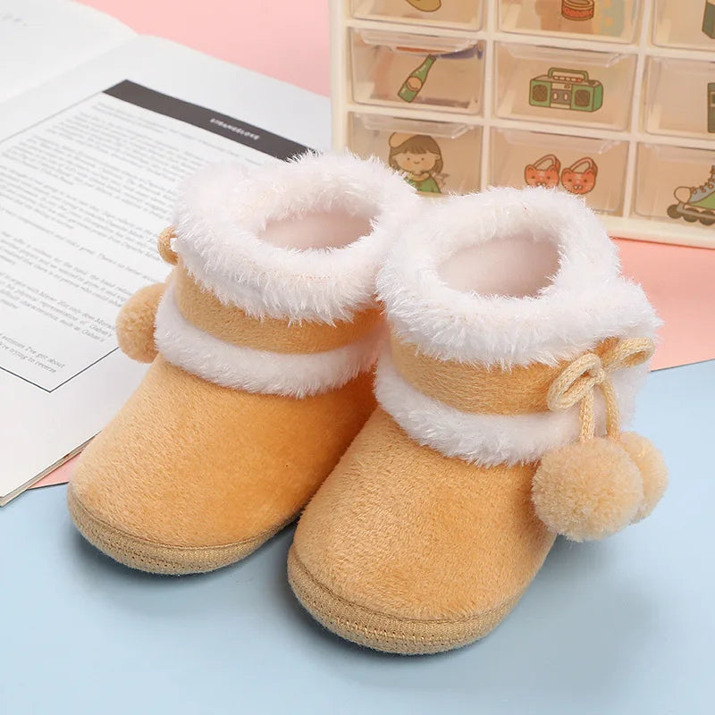 Newborn Baby Girls Boys Soft Snow Boots