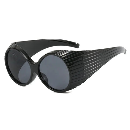 Oversized Round Stage Sunglasses