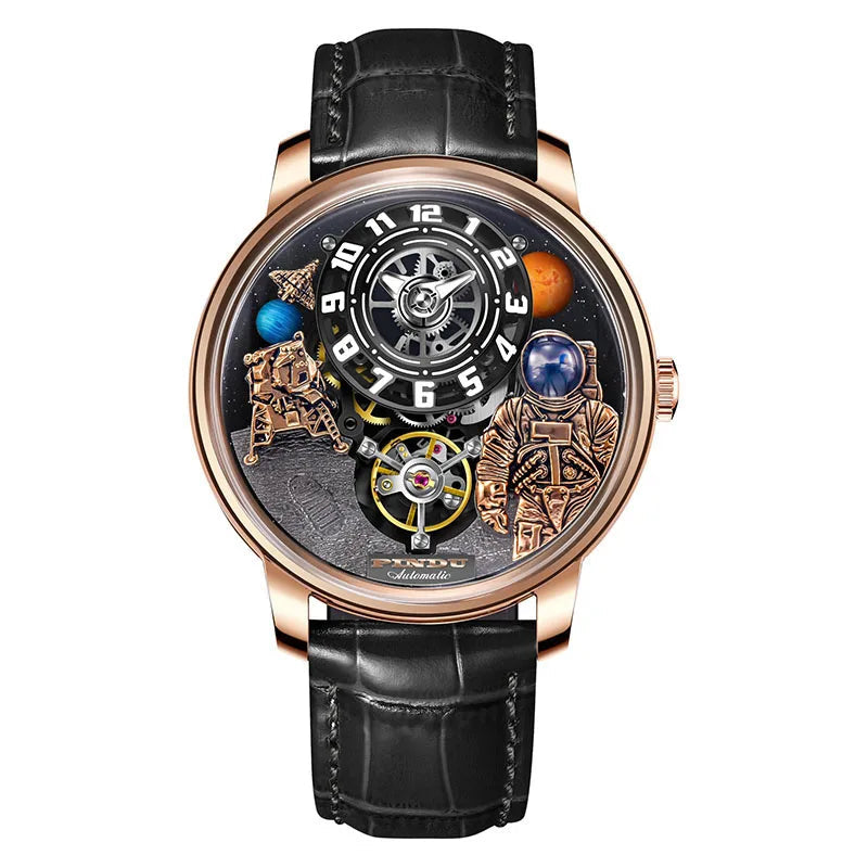Luxury Robot Astronaut Space Sapphire Luminous Waterproof Watches