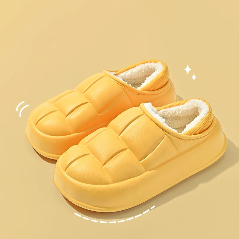 Waterproof cotton slippers