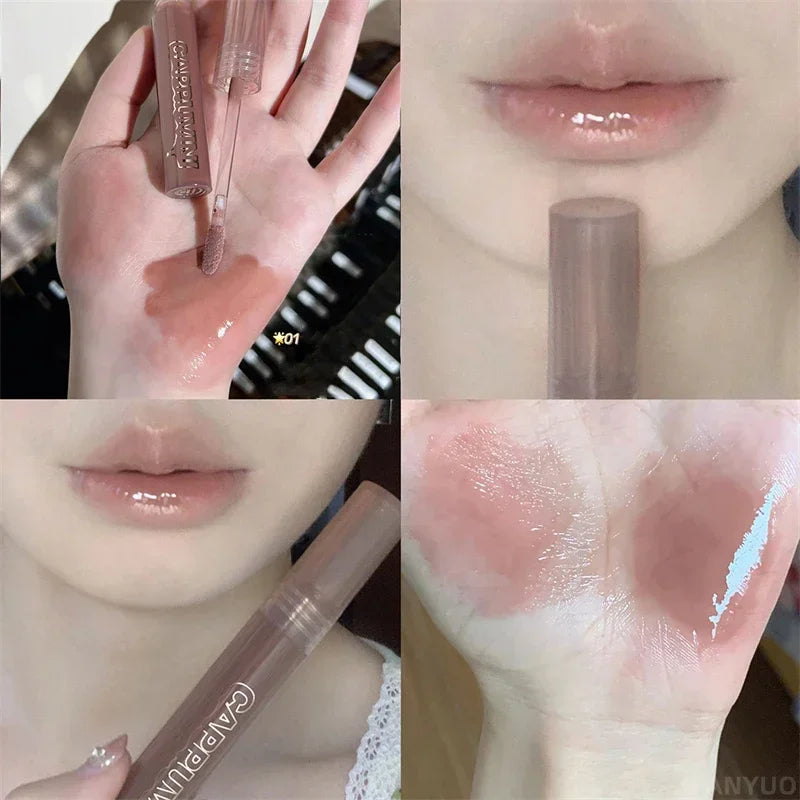 Chocolate Lip Gloss Moisturizes Liquid Lipstick