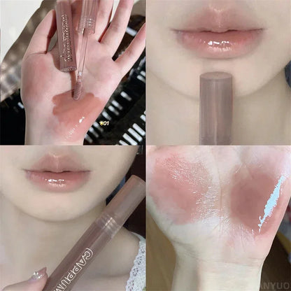 Chocolate Lip Gloss Moisturizes Liquid Lipstick