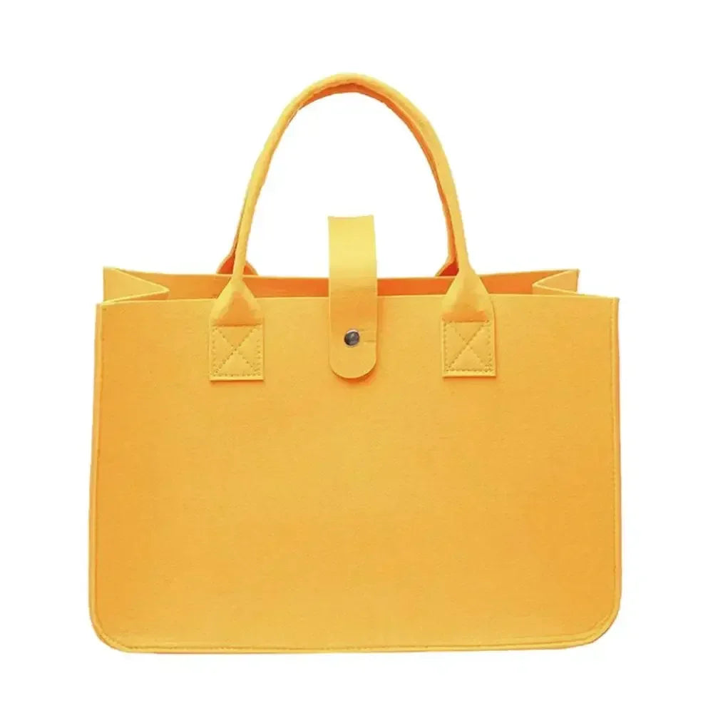 Flower Handbag Felt Large Shoulder Bag