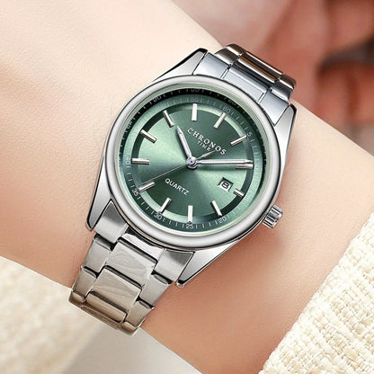 Luxury Stainless Steel Band Luminous Calendar Casual Watch