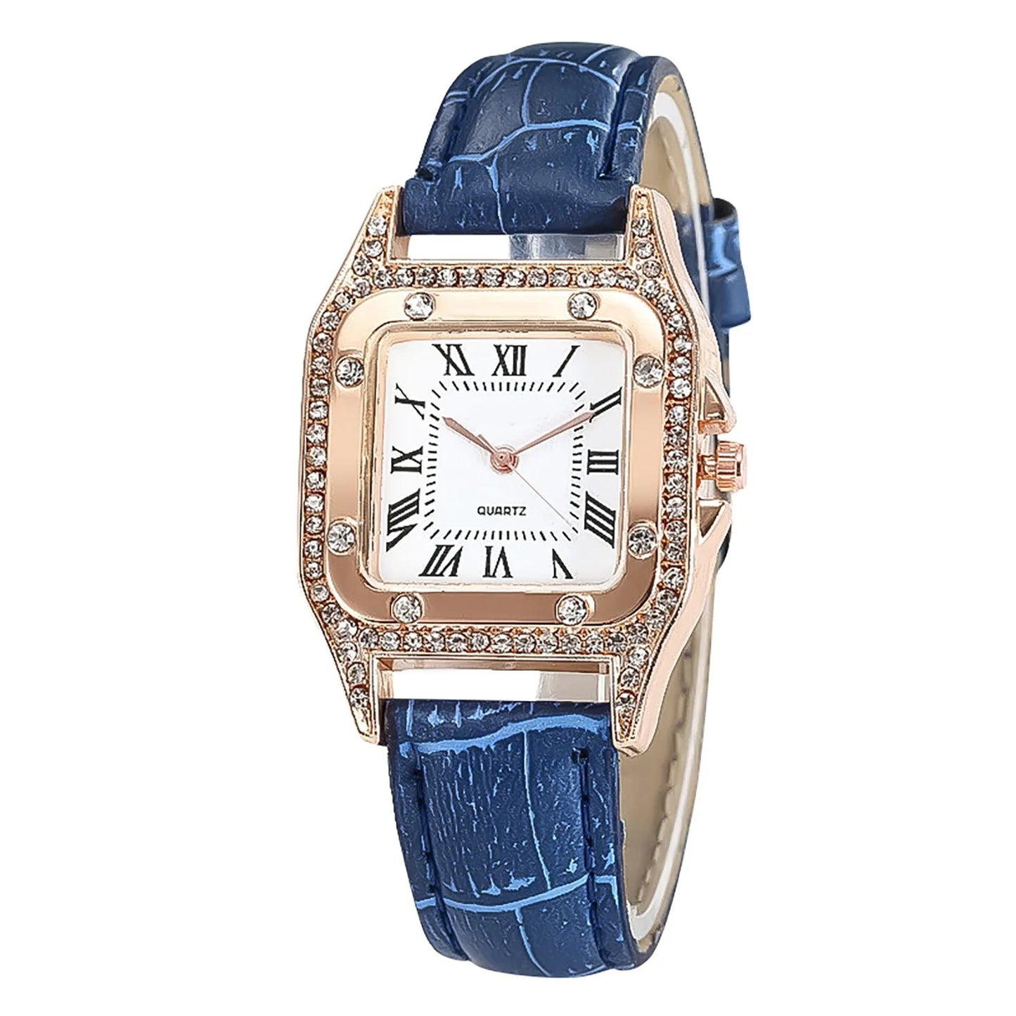 Elegant Leather Strap Watch Casual Quartz Wristwatch