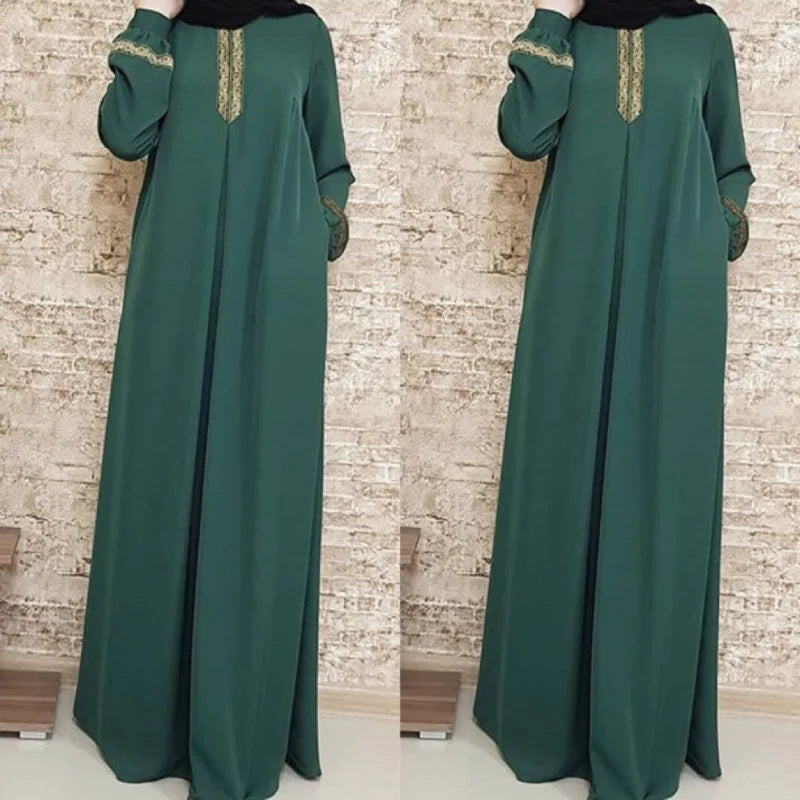 Muslim Islam Loose Casual Robe Abaya