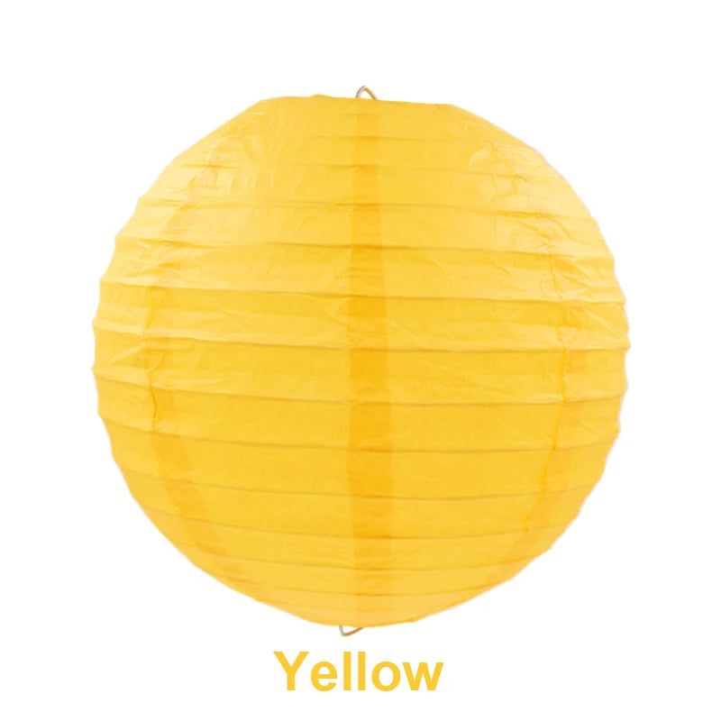 10/15/20/25/30cm Round Chinese Paper Lanterns Birthday Wedding Decor Gift