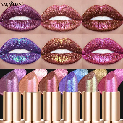 Metallic Matte Glitter Diamond Lipstick