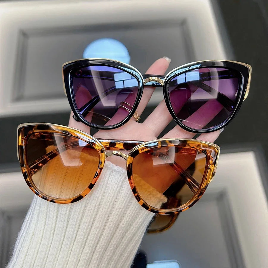 Cat Eye Retro Vintage Mirror Sunglasses