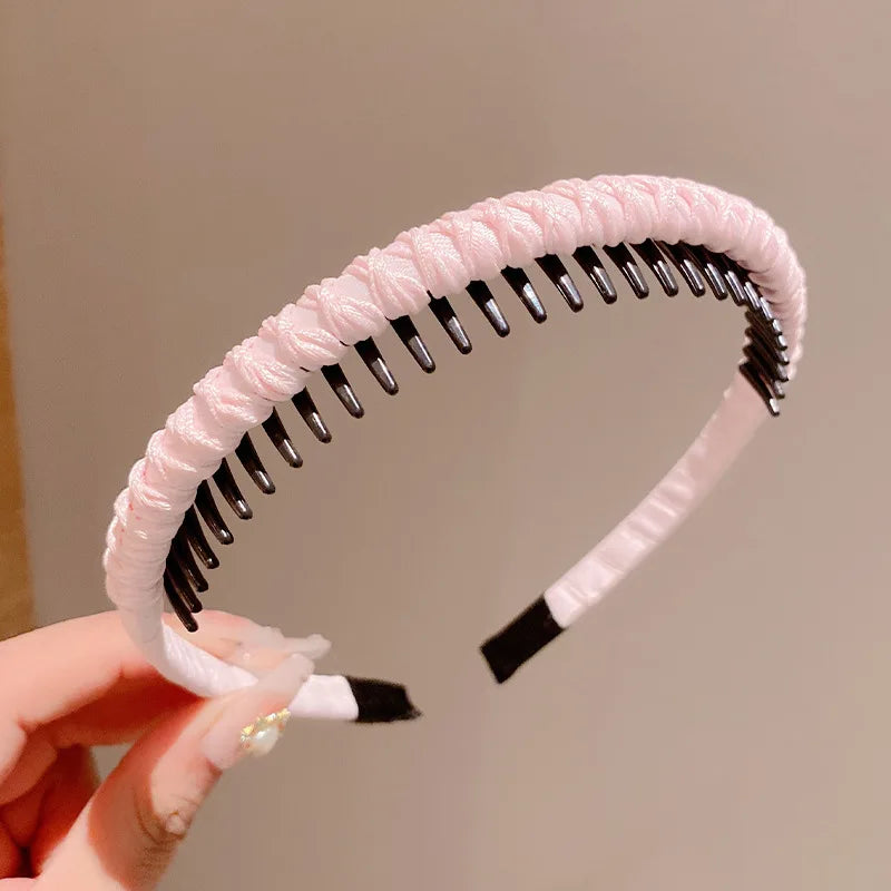 Cute Candy Colors Wrap Cloth Teeth Hairbands  Accessories