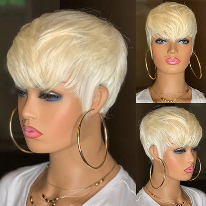 Short Straight  Pixie Cut Hair Bob Wig
