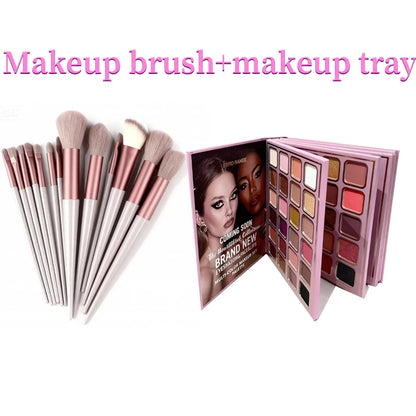 78 Colors Multi Makeup Palette with Brushes Matte Shimmer Eyeshadow Blush