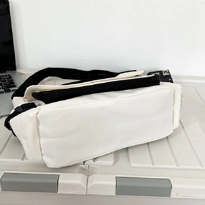 Oxford Diagonal Cross Youth Casual Canvas Shoulder Bag