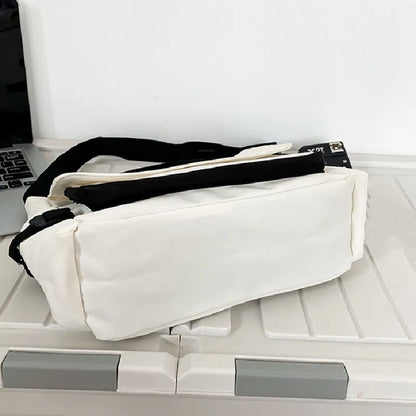 Oxford Diagonal Cross Youth Casual Canvas Shoulder Bag