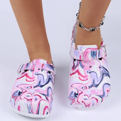 Indoor Slippers Printing Mule Clogs EVA Slippers