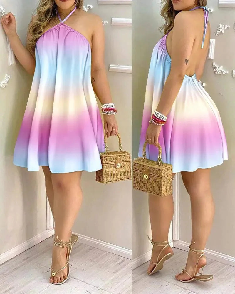 Backless Short Sexy Dress