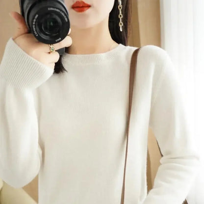 Thin Round Neck Pullover