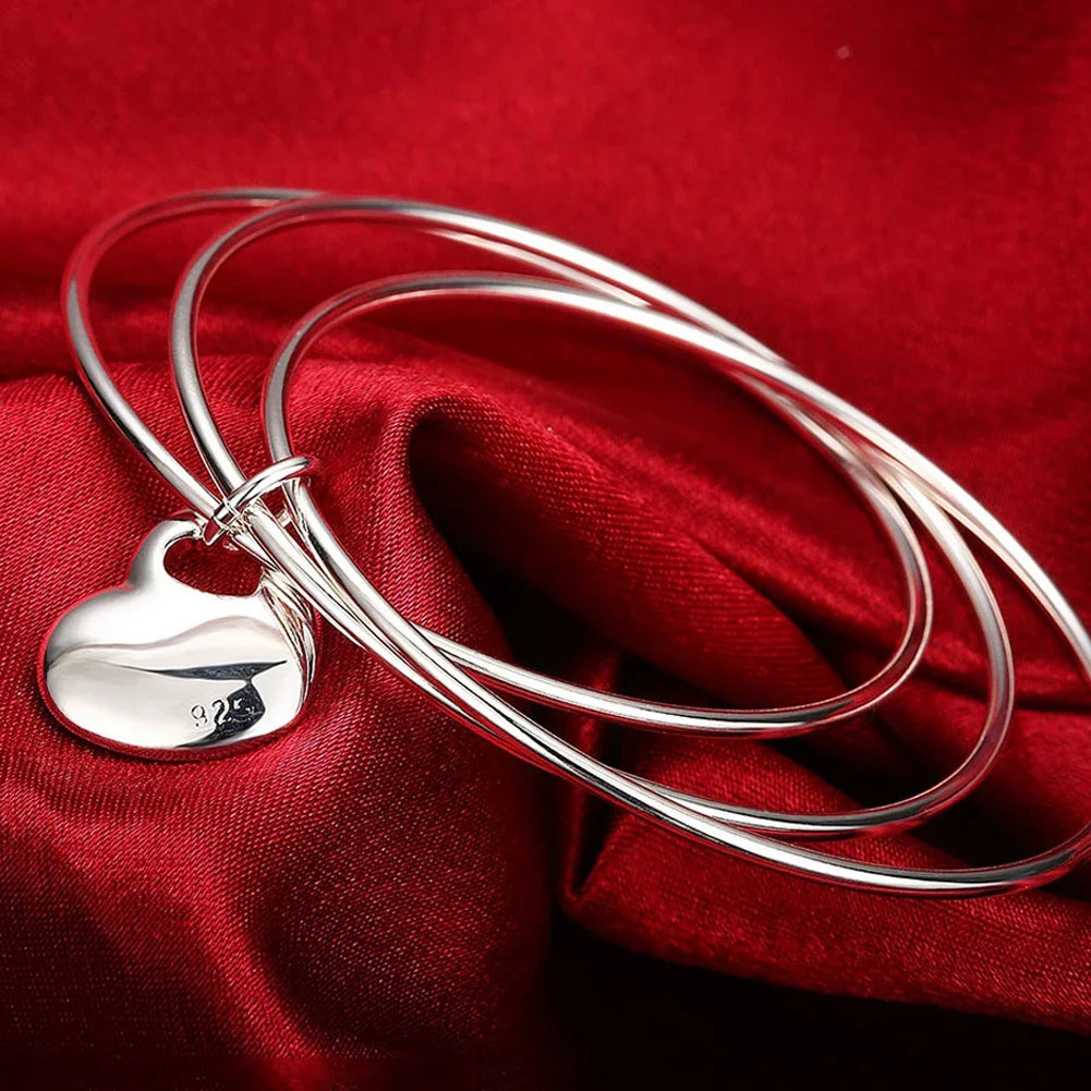 DANA 925 Sterling Silver Bangles Bracelet