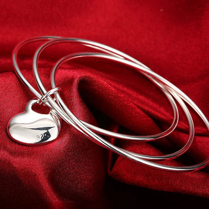 DANA 925 Sterling Silver Bangles Bracelet