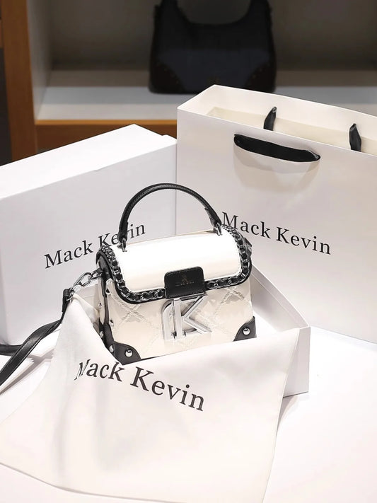 Square Leather Crossbody Bag