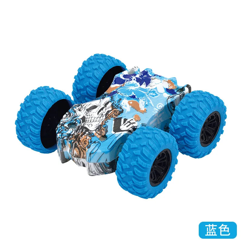 Car Four-wheel Drive Off-road Vehicle Stunt Dump Cars Double-Side Toy