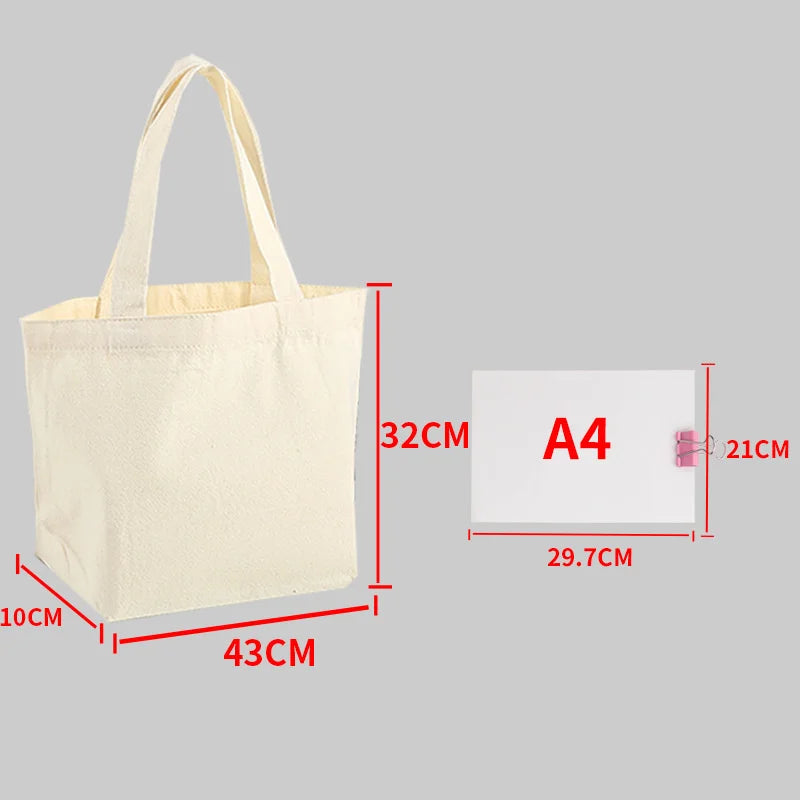 Large Capacity Canvas Shopping Bags