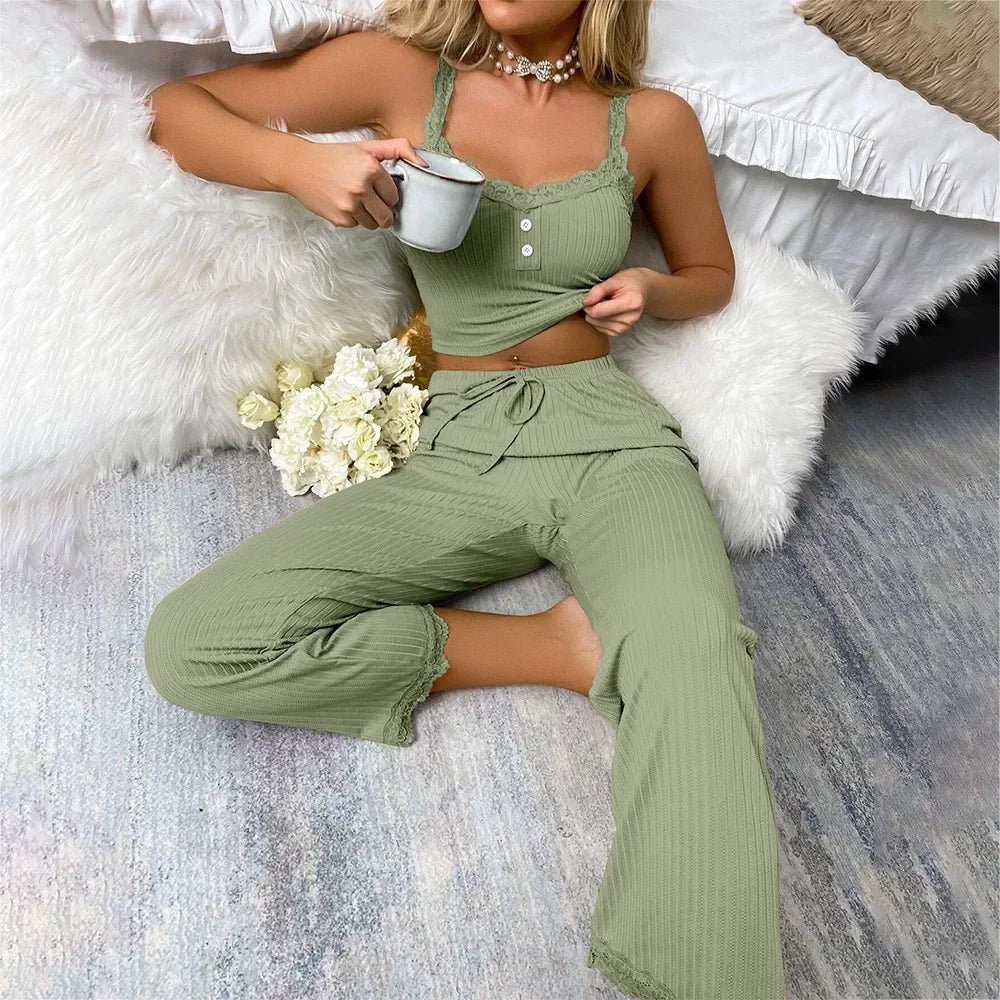 Sexy Sleepwear Lounge Underwear Pyjamas Set
