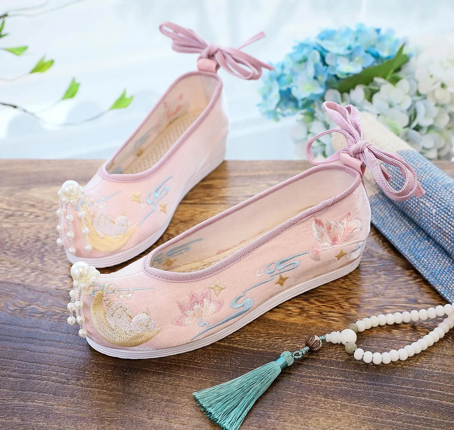 Chasing Moon Head Cotton Shoes