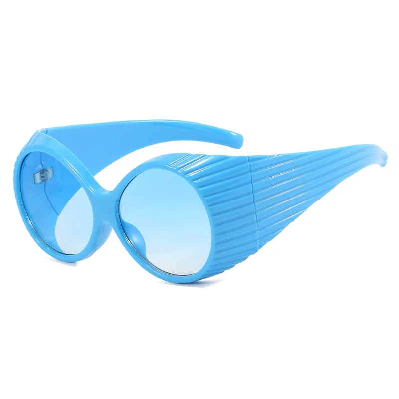 Oversized Round Stage Sunglasses