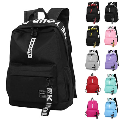 Lightweight Student Backpack Customizable Logo Dual-shoulder Bag