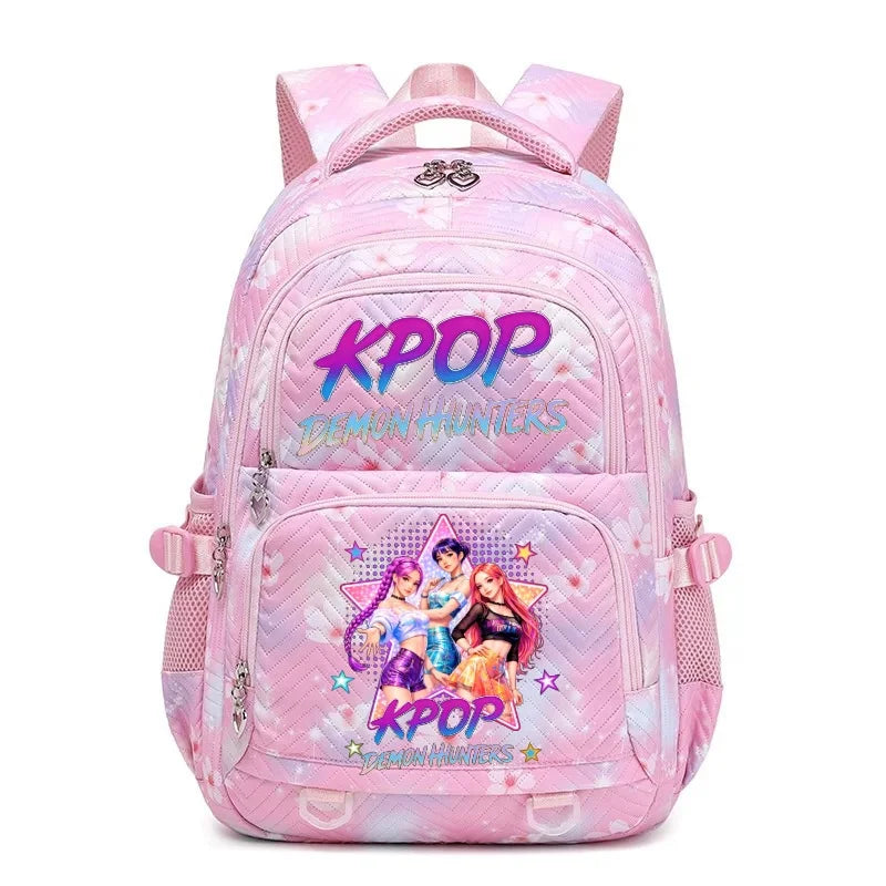 K-pop Demon Hunters Backpack Girls Boys Youth School Bags