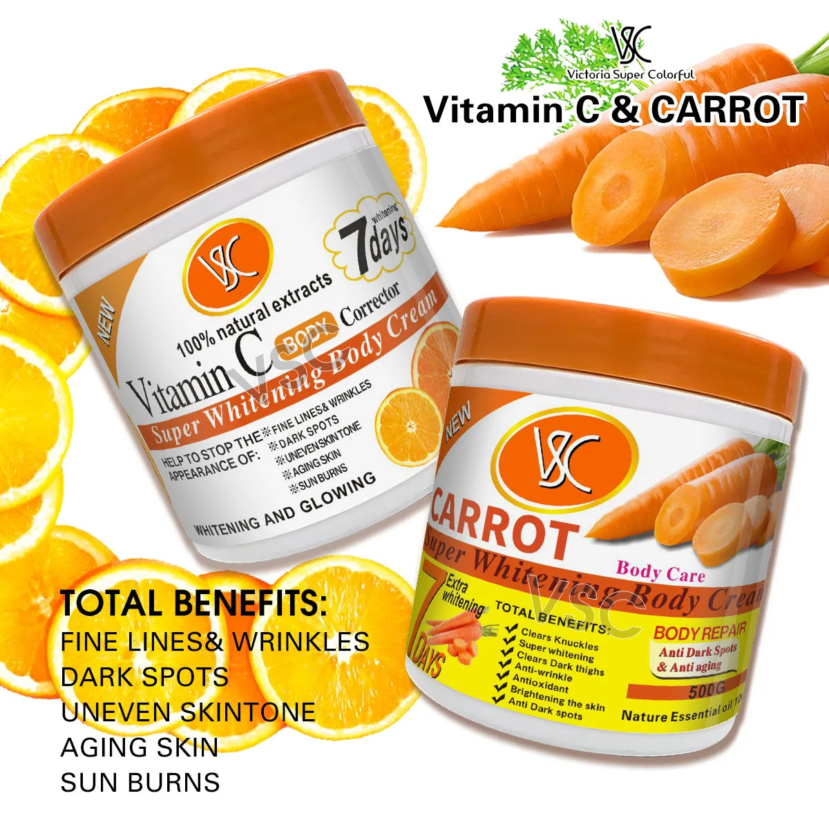 Loción corporal hidratante de cúrcuma