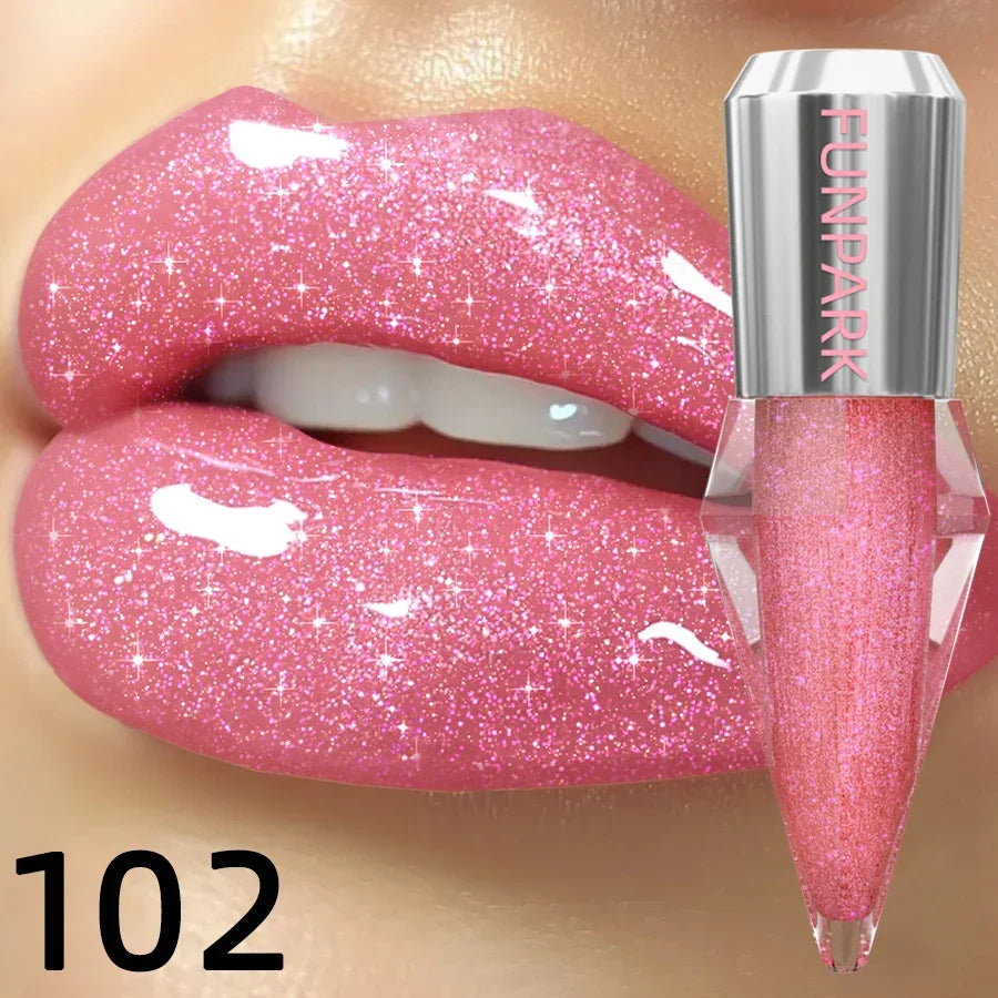 8 Color Glitter Shimmer Lip Gloss Moisturizing Sexy Lip