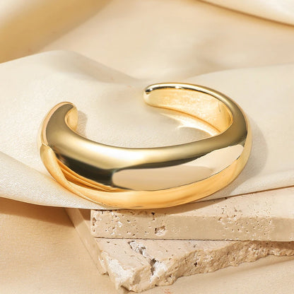 Big Cuff Plastic Geometric Hip Hop Bracelet