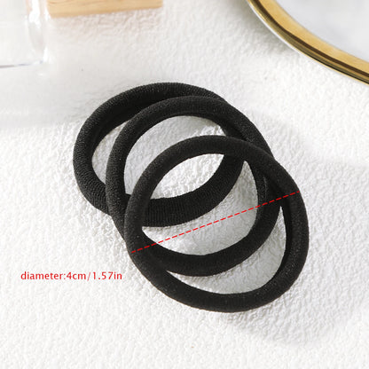 50PCS Colorful Ealstic Nylon Hair Bands