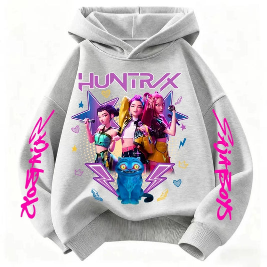 Sky Blue Sweatshirt  Hunter Rumi Derpy Cartoon Warm Thick Hoodie