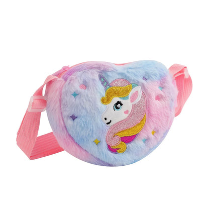 Sweet Unicorn Handbags Cute Kid Crossbody Shoulder Bag