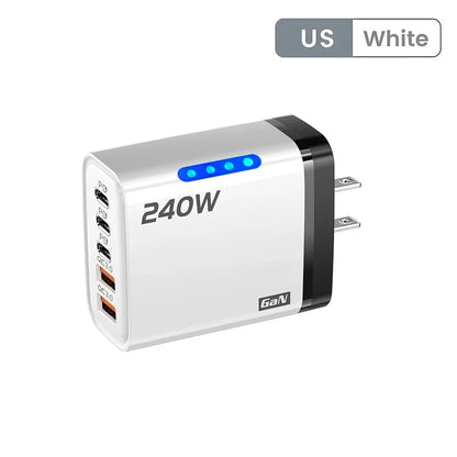 5 in 1 USB C GaN Desktop Charger Fast Charge