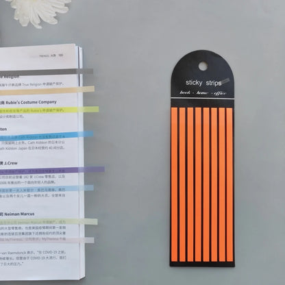160 Sheets Transparences Sticky Notes Stationery Index Tabs