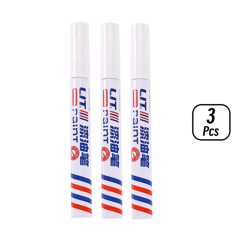 3mm 10p Colorful 8 Colors Permanent Paint Marker Waterproof