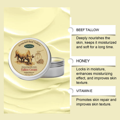 Crema facial hidratante de sebo de res