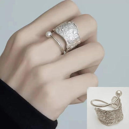 DANA 925 Sterling Silver Arched Wide Ring