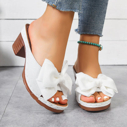 Lightweight Square Heel Anti-slip Slippers