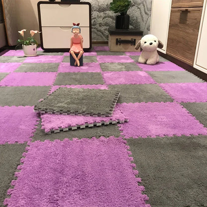 Soft Plush Children's Mat Babe Toys Eva Foam Puzzle Carpet