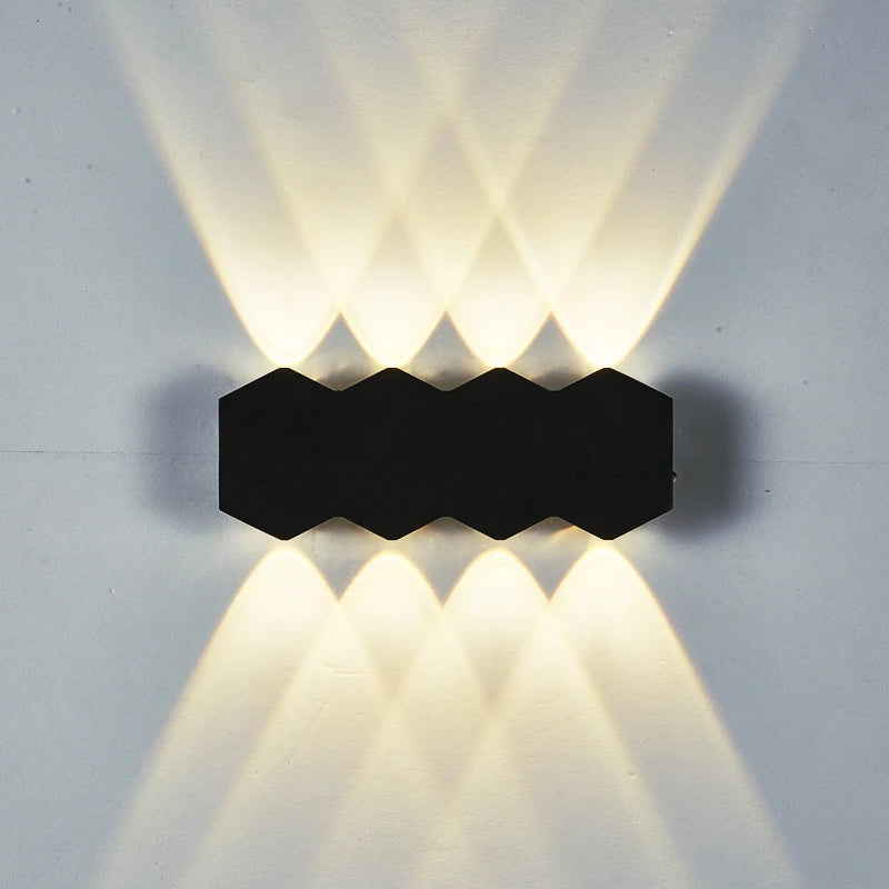 4W 6W 8W Aluminum Minimalist Garden Door LED Wall Light